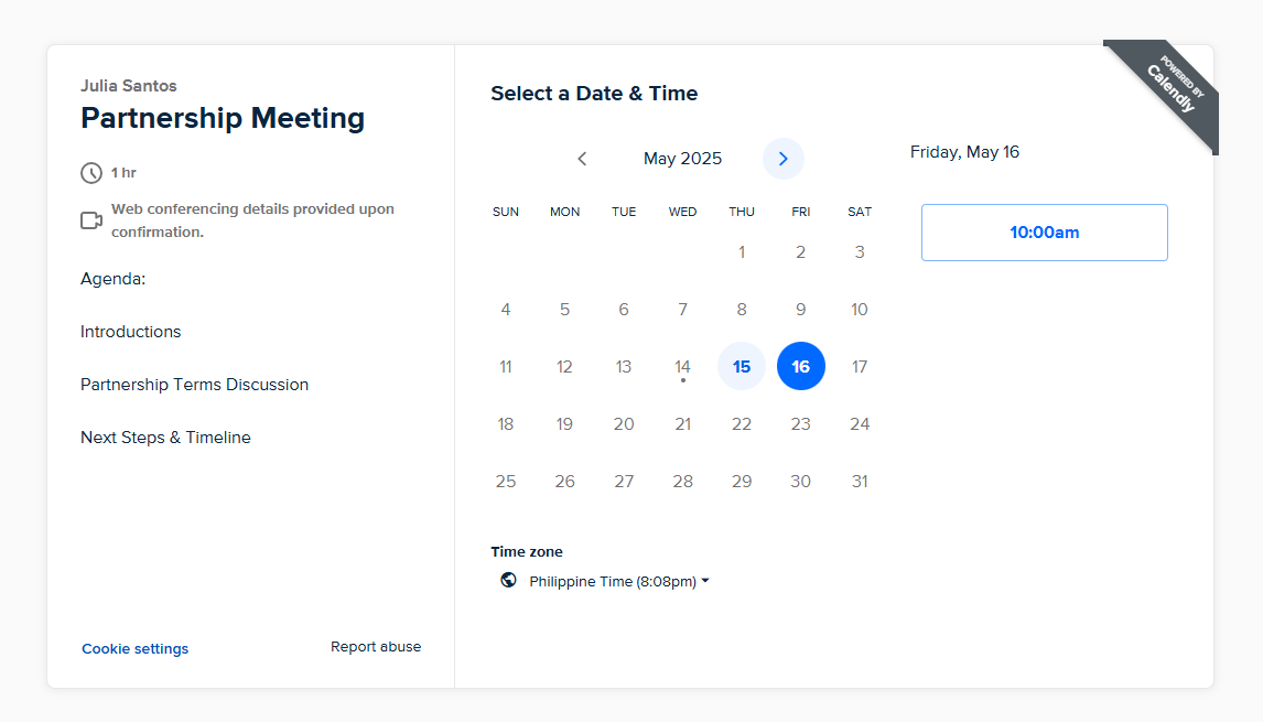 Custom Calendly 2
